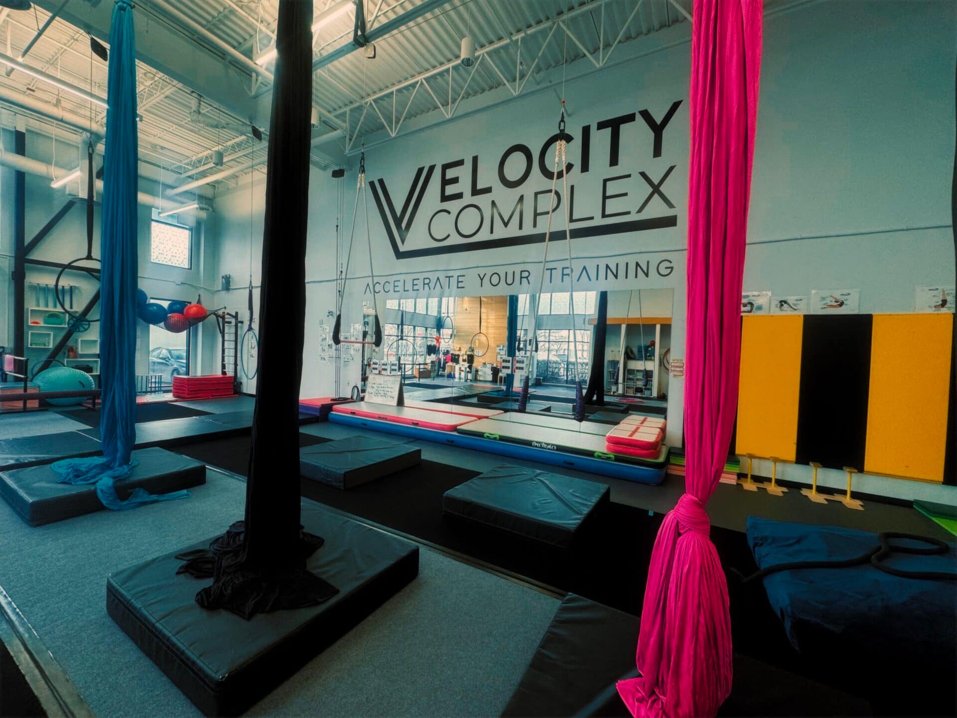 Photo of the gym at Velocity Complex